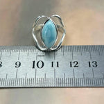 Delicate Larimar Ring