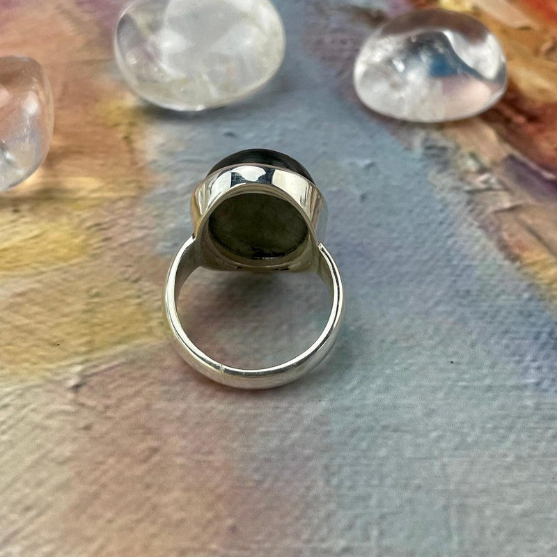 Medium Size Labradorite Ring
