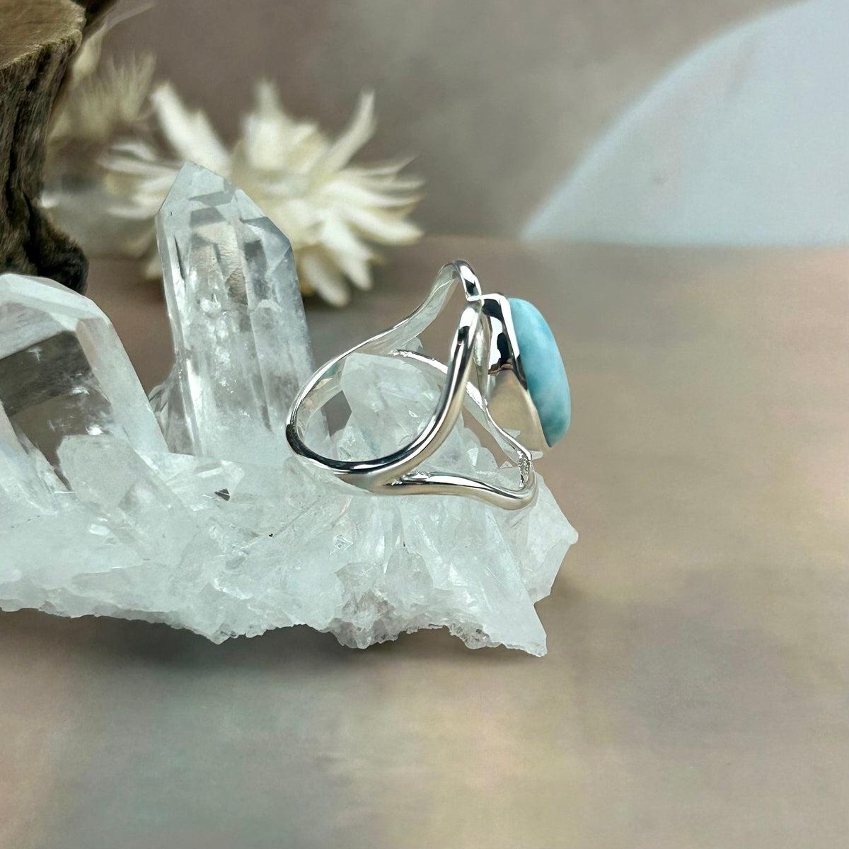 Larimar Dainty Ring