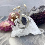 Large Oval Lepidolite Ring