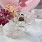Love Crystal Silver Ring