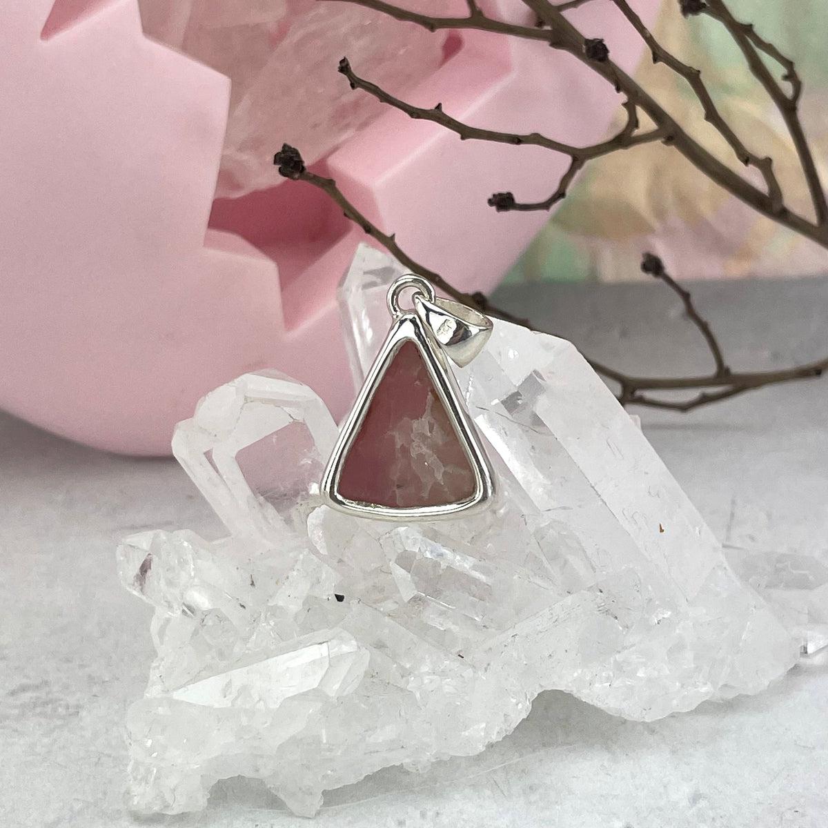 Morganite Crystal Pendant