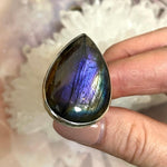 Rainbow Labradorite Silver Ring