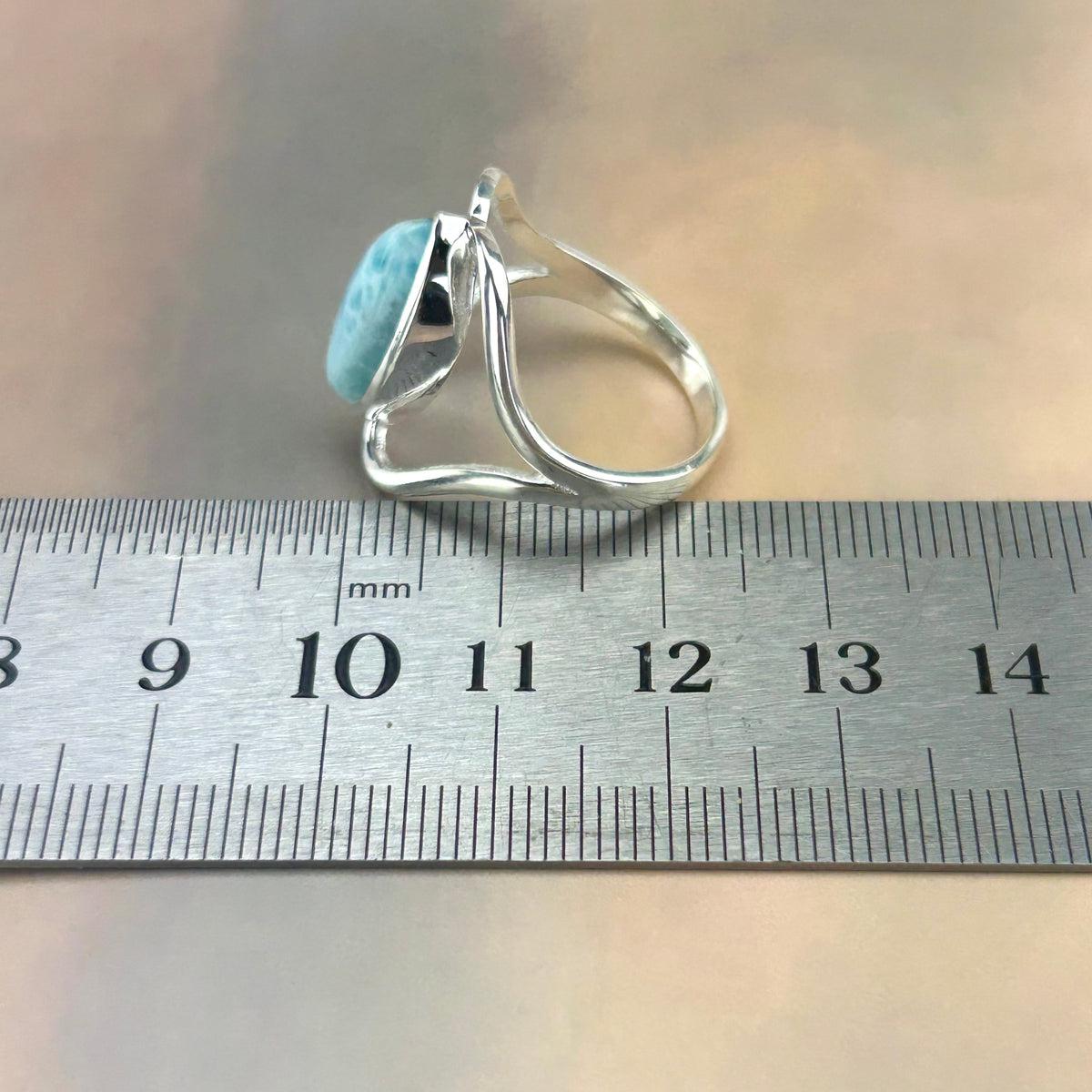 Trendy Larimar Ring