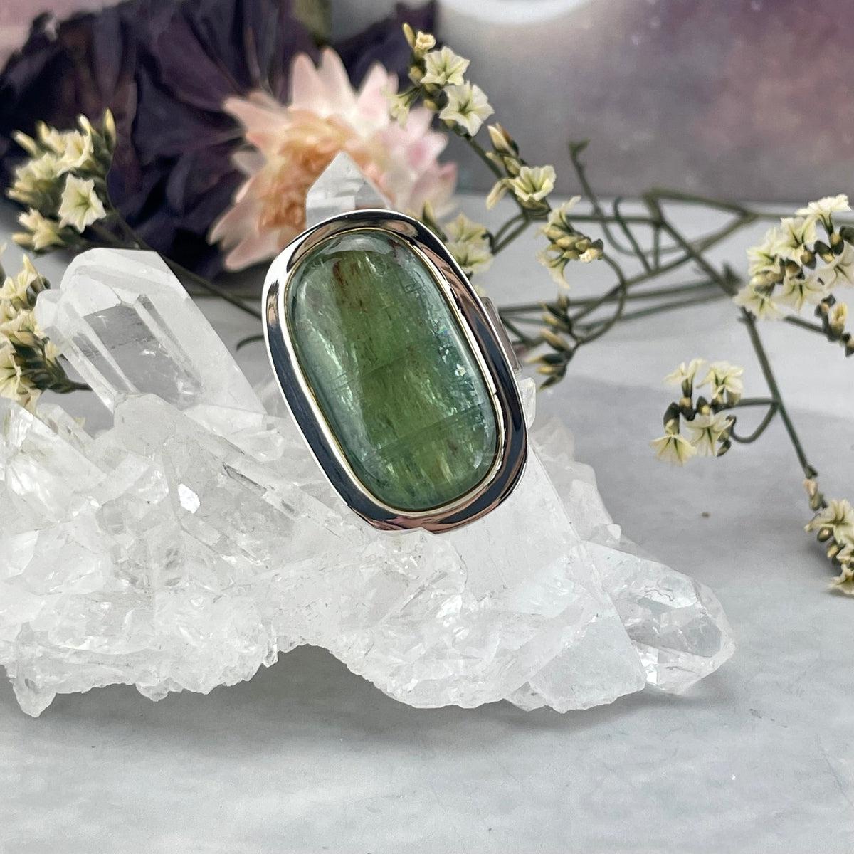 Green Crystal Ring