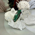 Green And Brown Crystal Pendant