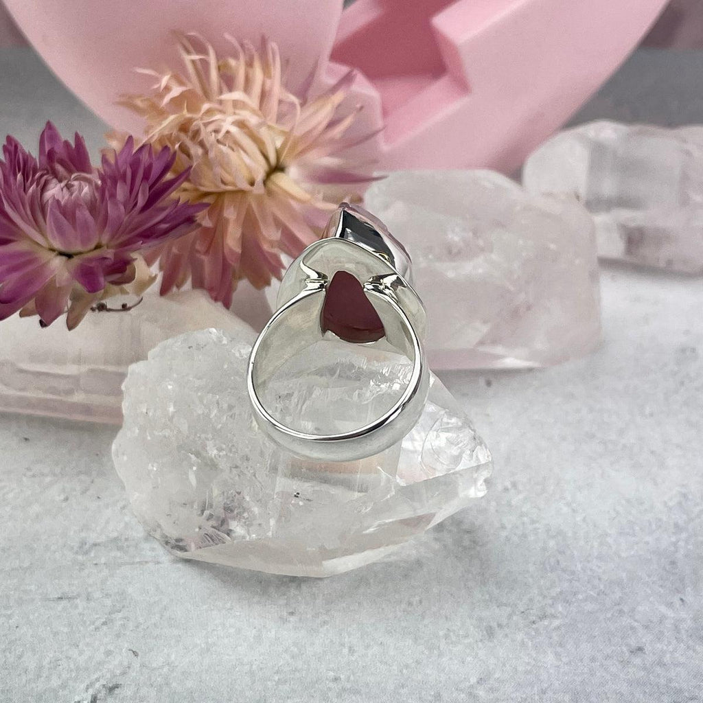 Raw Pink Emerald Ring