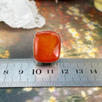 Carnelian Rectangle Ring