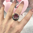Morganite Sterling Silver Ring