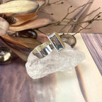 Citrine Crystal Bar Ring