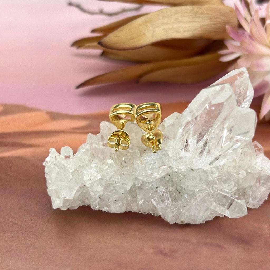 Citrine Gold Earrings