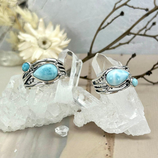 Larimar Two Stone Ring