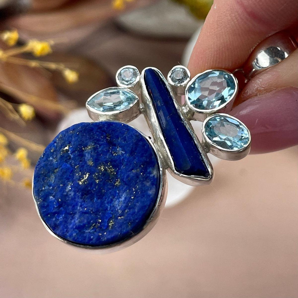 Raw And Polished Stone Pendant