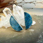 Apatite Semi Circle Earrings