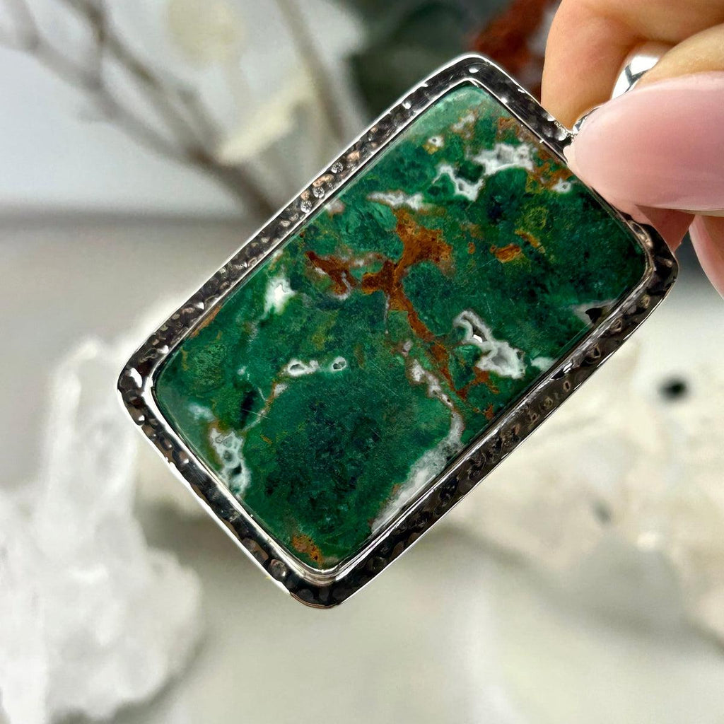Rectangle Chrysocolla Pendant