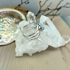 Genuine Larimar Ring