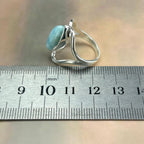 Real Larimar Stone Ring