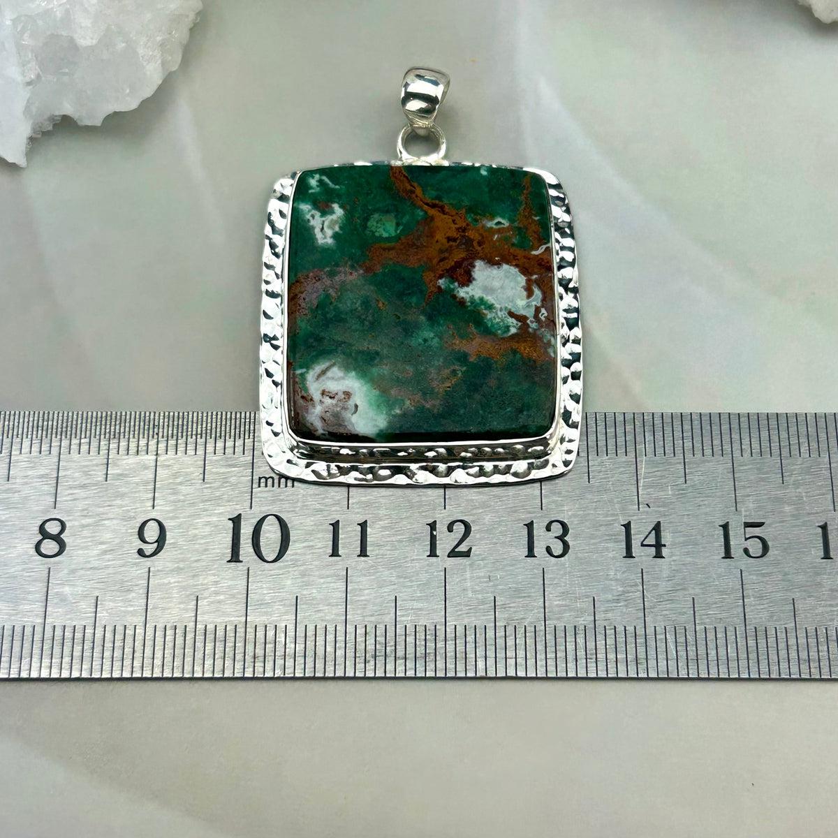 Contemporary Chrysocolla Pendant
