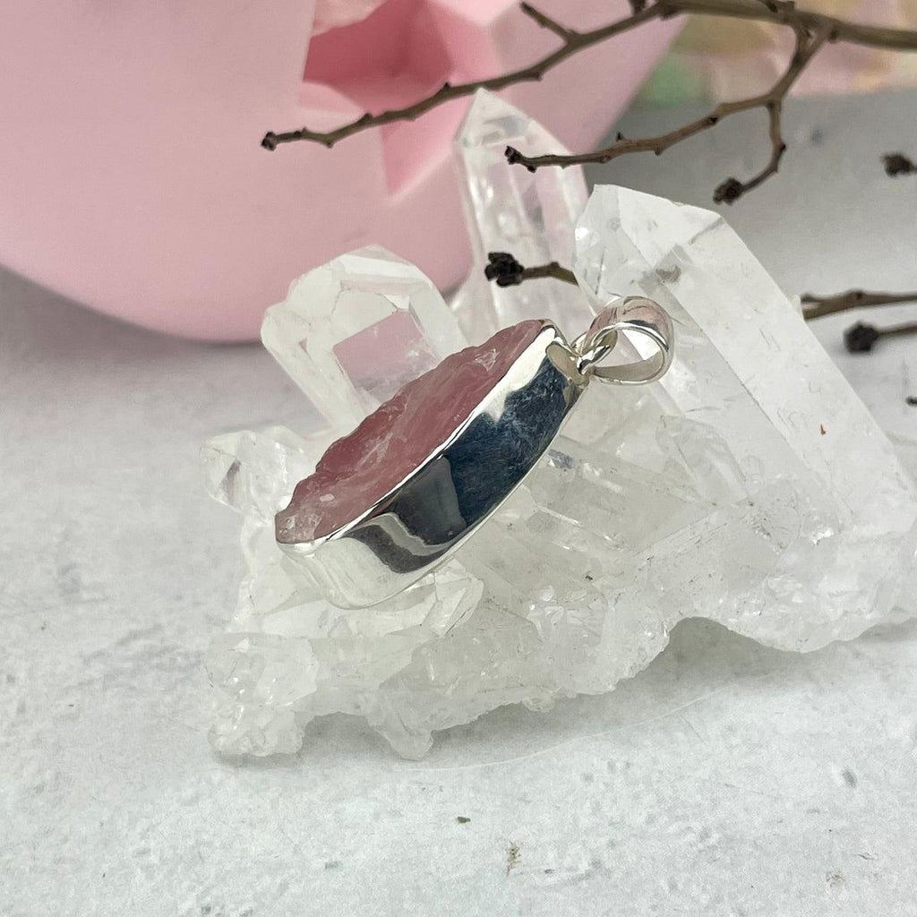 Morganite Drop Pendant