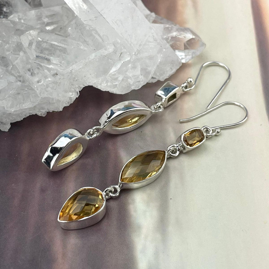 Citrine Cocktail Earrings