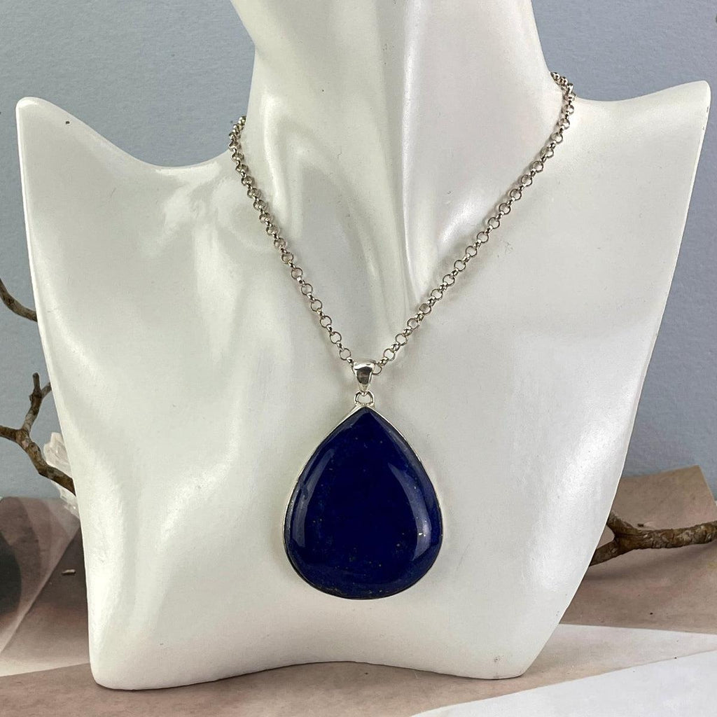Bright Blue Large Lapis Pendant