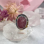 Brass And Silver Morganite Jewellery