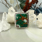 Square Chrysocolla Pendant
