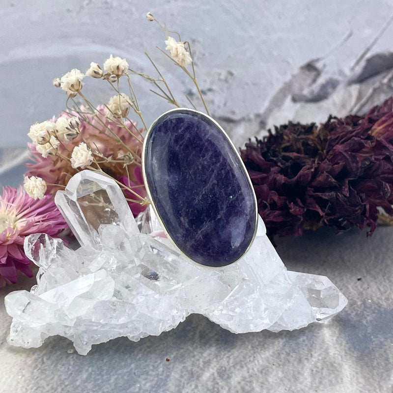 Dark Purple Stone Ring