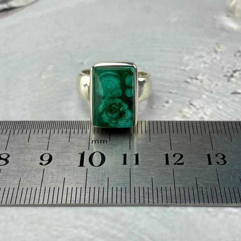 Small Size Malachite Ring