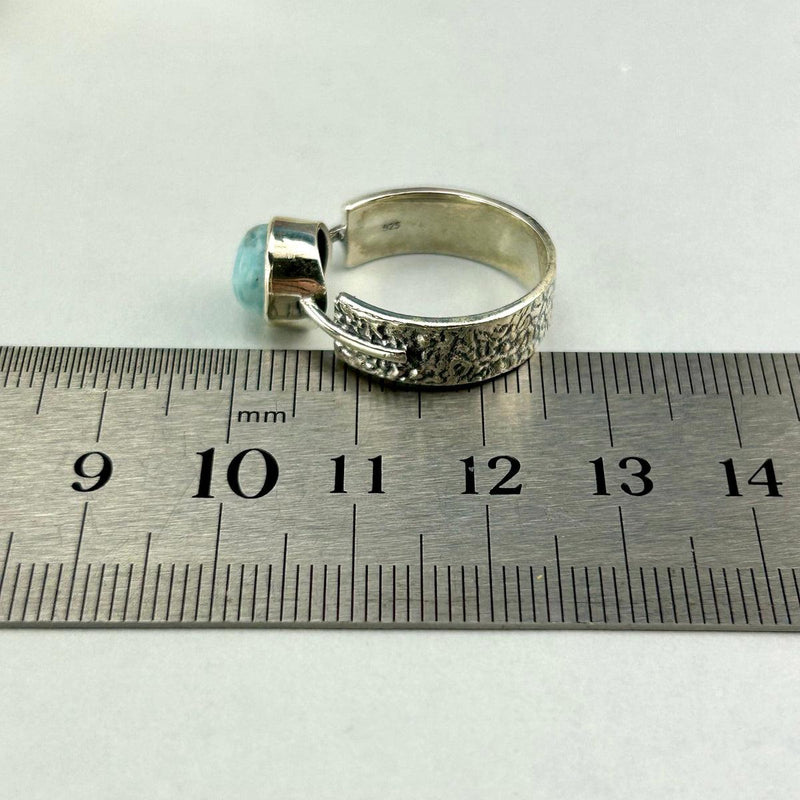Genuine Larimar Ring