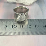 Pear Cut Moonstone Ring