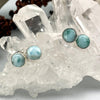 Larimar Sterling Silver Studs