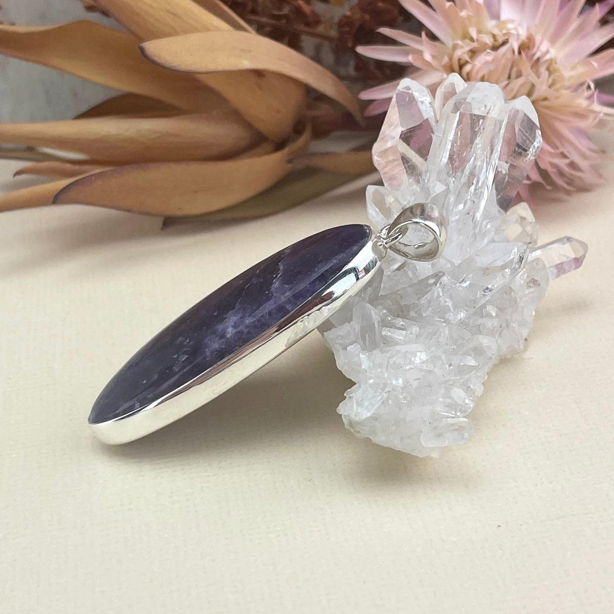 Vibrant Purple Stone Pendant