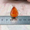 Orange Teardrop Crystal Ring