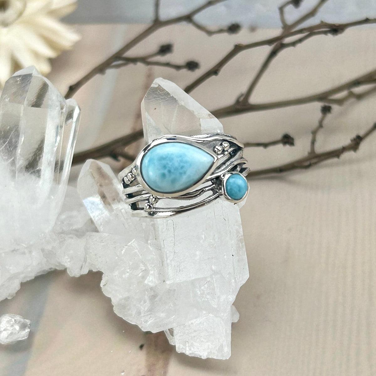 Authentic Larimar Ring