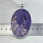 Large Purple Crystal Pendant