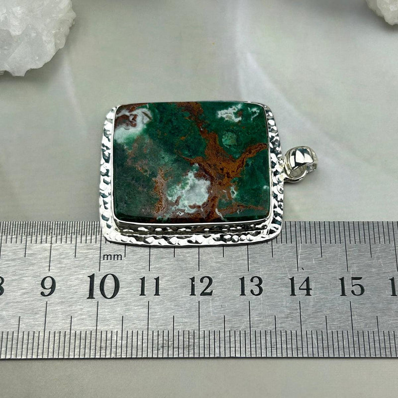Forest Green Coloured Crystal