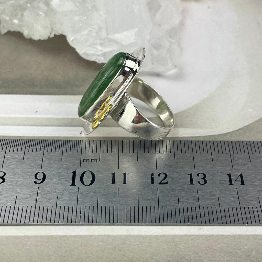 Heart Chakra Crystal Ring