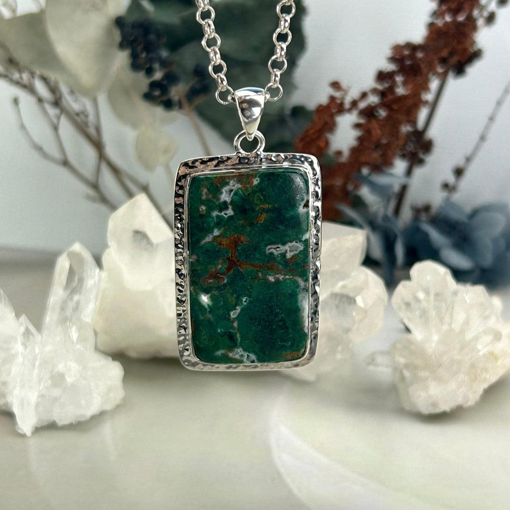 Chrysocolla With Druzy Stone