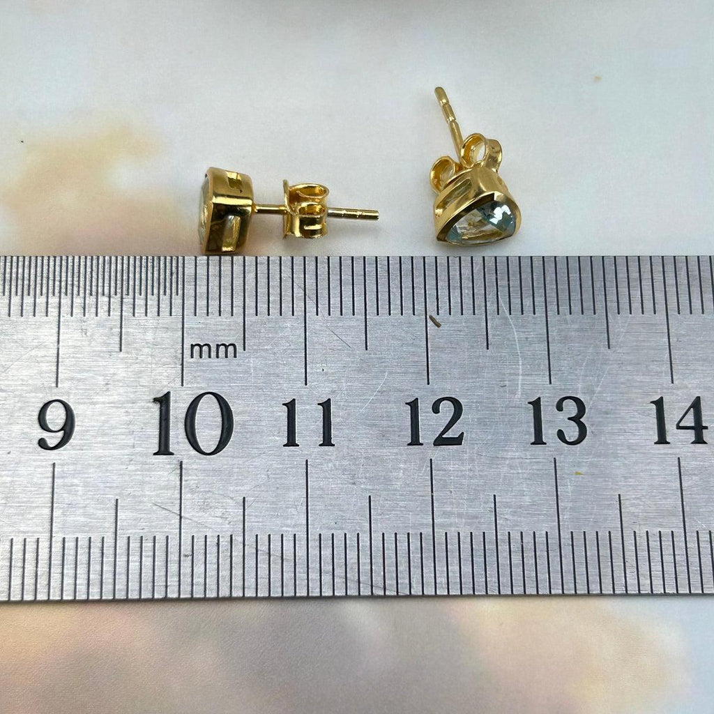 Blue Topaz Earrings