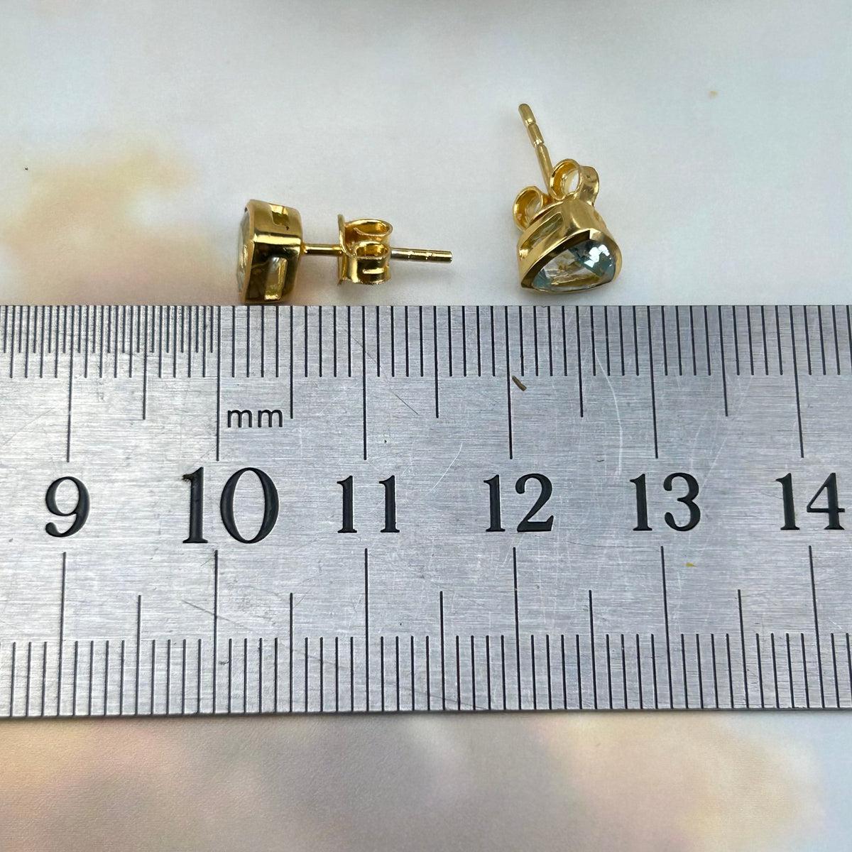Blue Topaz Earrings