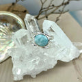 Oval Larimar Ring