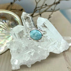 Oval Larimar Ring