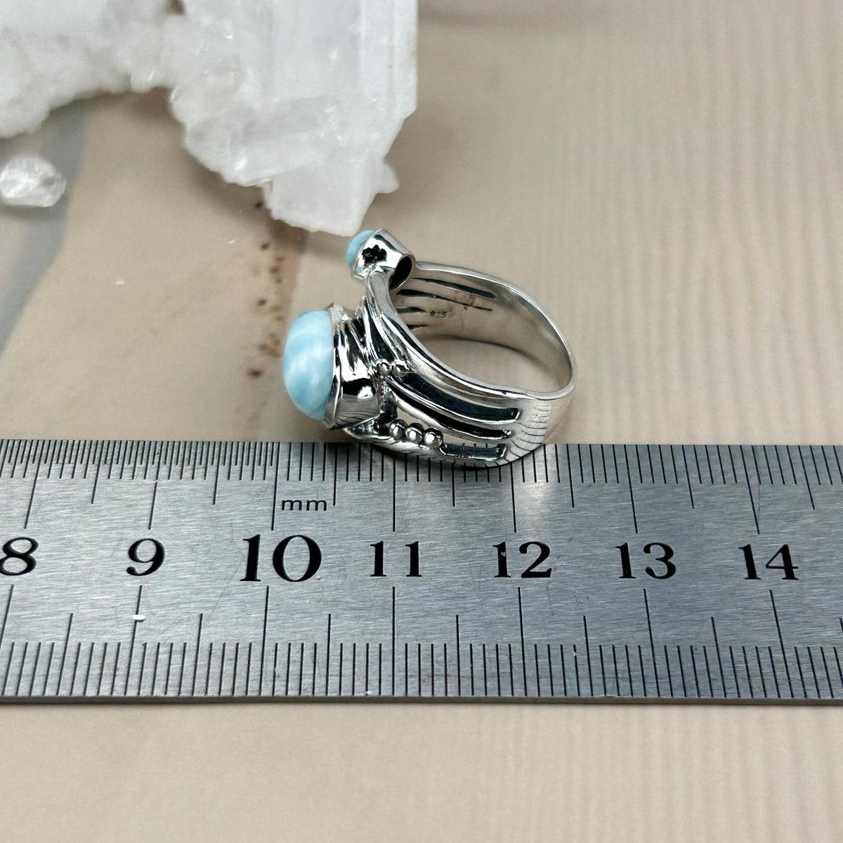 Ornate Band Crystal Ring