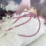 Pink Crystal Bead Bracelet