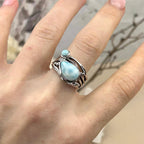 Unique Larimar Ring