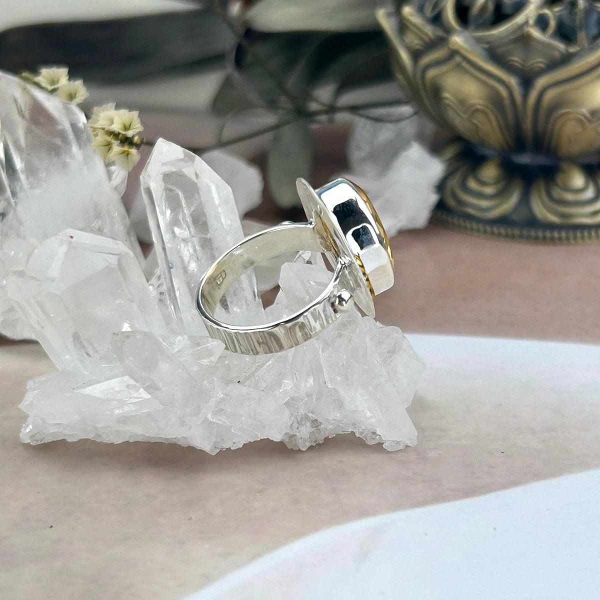 Unique Citrine Ring