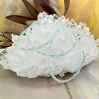 Adjustable Size Aquamarine Bracelet