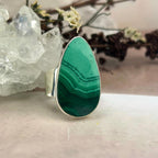 Sterling Silver Malachite Ring