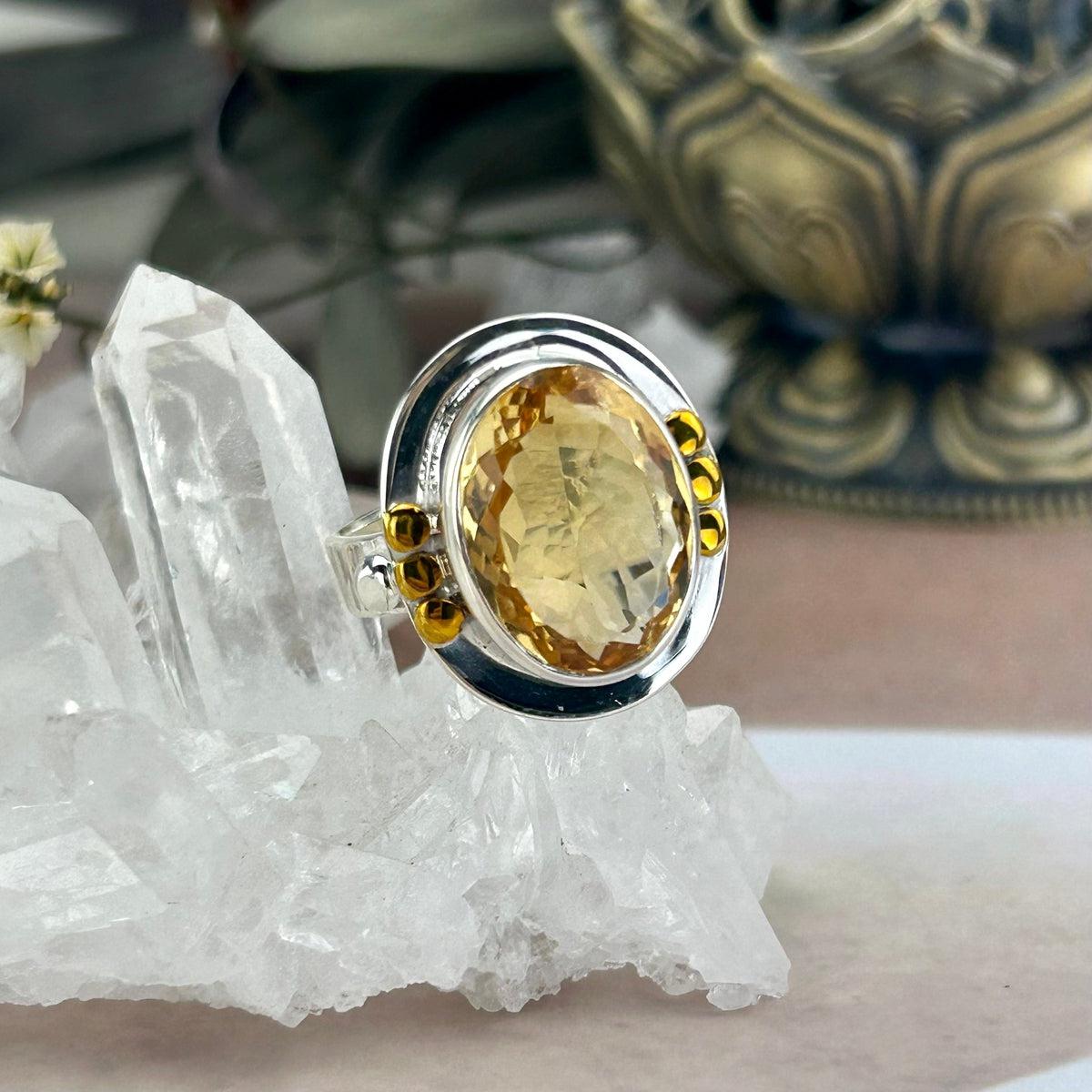 Genuine Citrine Ring